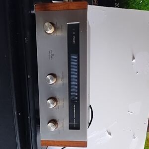 PIONEER Silver and Brown Solid State Reverb Amplifier